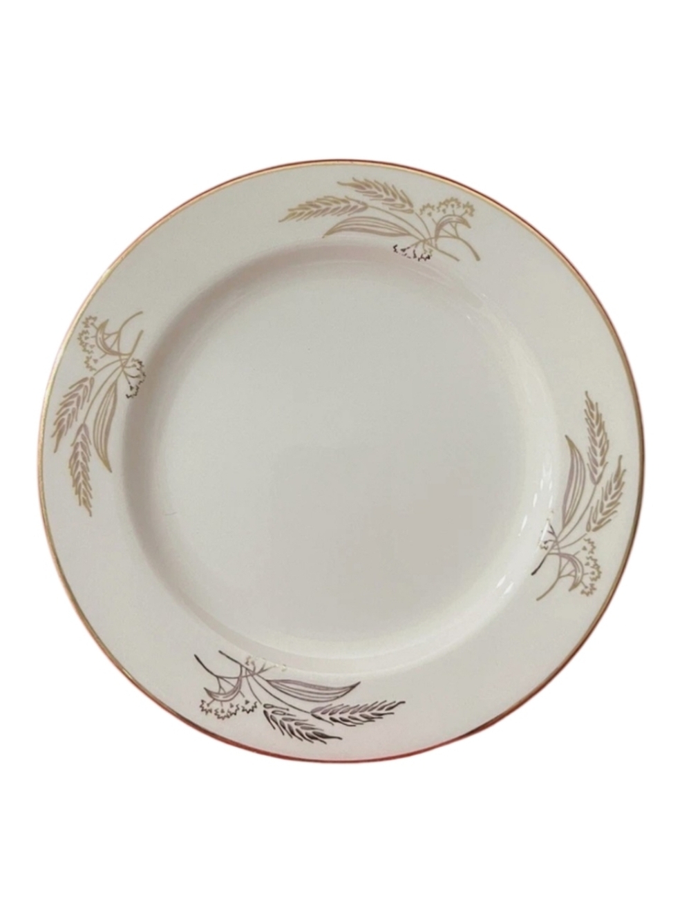 💰6 Vintage 1950's Lifetime China Prairie Gold Brrad And Butter Plates